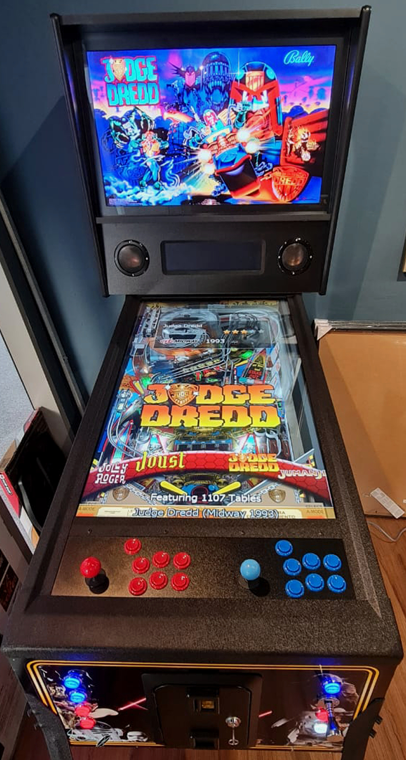 Virtual Pinball & Video Arcade Combination